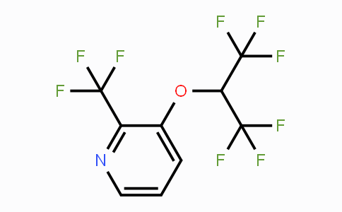 CAS No. 1779122-67-6, 3-(1,1,1,3,3,3-Hexafluoropropan-2-yloxy)-2-(trifluoromethyl)pyridine