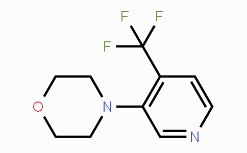 CAS No. 1707392-40-2, 4-(4-(Trifluoromethyl)pyridin-3-yl)morpholine