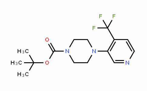 CAS No. 1774898-24-6, tert-Butyl 4-(4-(trifluoromethyl)pyridin-3-yl)piperazine-1-carboxylate
