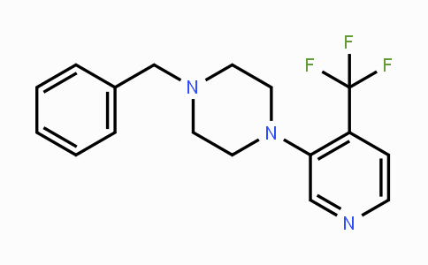 CAS No. 1713160-39-4, 1-Benzyl-4-(4-(trifluoromethyl)-pyridin-3-yl)piperazine