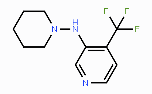 CAS No. 1707581-27-8, N-(Piperidin-1-yl)-4-(trifluoromethyl)-pyridin-3-amine