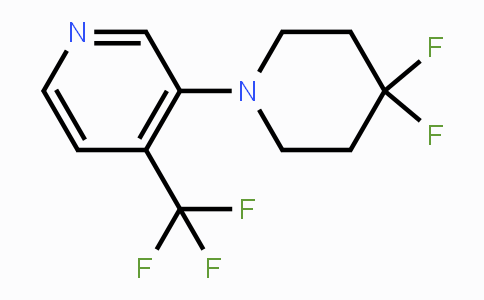 CAS No. 1707392-42-4, 3-(4,4-Difluoropiperidin-1-yl)-4-(trifluoromethyl)pyridine