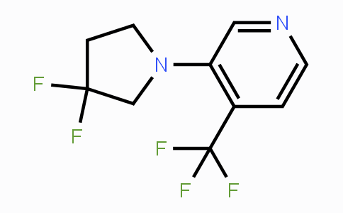 CAS No. 1707358-19-7, 3-(3,3-Difluoropyrrolidin-1-yl)-4-(trifluoromethyl)pyridine