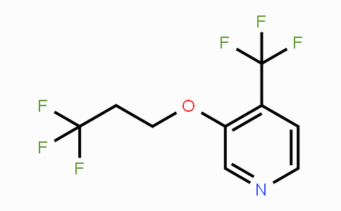 CAS No. 1707581-26-7, 4-(Trifluoromethyl)-3-(3,3,3-trifluoropropoxy)pyridine