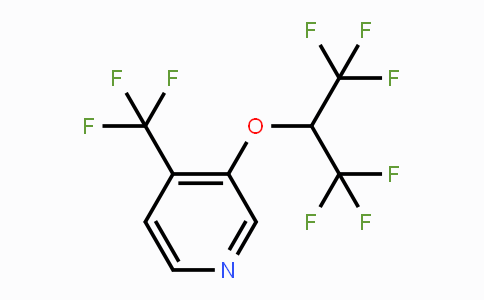 CAS No. 1779124-15-0, 3-(1,1,1,3,3,3-Hexafluoropropan-2-yloxy)-4-(trifluoromethyl)pyridine