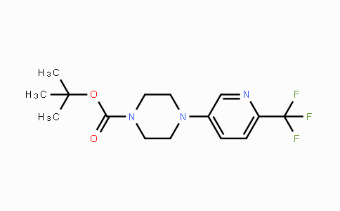 CAS No. 1229627-83-1, tert-Butyl 4-(6-(trifluoromethyl)pyridin-3-yl)piperazine-1-carboxylate