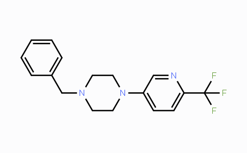 CAS No. 1779122-84-7, 1-Benzyl-4-(6-(trifluoromethyl)-pyridin-3-yl)piperazine