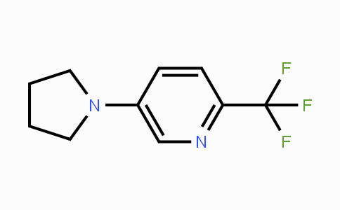CAS No. 1707605-17-1, 5-(Pyrrolidin-1-yl)-2-(trifluoromethyl)pyridine