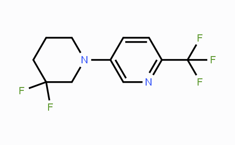 CAS No. 1779136-25-2, 5-(3,3-Difluoropiperidin-1-yl)-2-(trifluoromethyl)pyridine