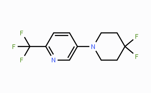 CAS No. 1707358-20-0, 5-(4,4-Difluoropiperidin-1-yl)-2-(trifluoromethyl)pyridine