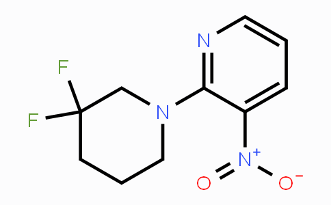 CAS No. 1779124-55-8, 2-(3,3-Difluoropiperidin-1-yl)-3-nitropyridine