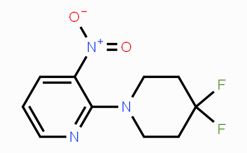 CAS No. 1774896-15-9, 2-(4,4-Difluoropiperidin-1-yl)-3-nitropyridine