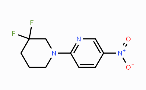 CAS No. 1707605-19-3, 2-(3,3-Difluoropiperidin-1-yl)-5-nitropyridine