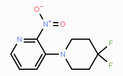 CAS No. 1707373-89-4, 3-(4,4-Difluoropiperidin-1-yl)-2-nitropyridine