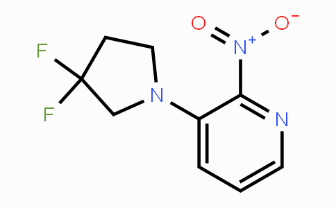 CAS No. 1779136-37-6, 3-(3,3-Difluoropyrrolidin-1-yl)-2-nitropyridine