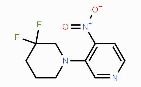 CAS No. 1707572-71-1, 3-(3,3-Difluoropiperidin-1-yl)-4-nitropyridine