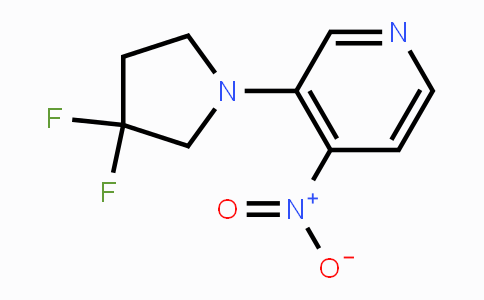 CAS No. 1713162-89-0, 3-(3,3-Difluoropyrrolidin-1-yl)-4-nitropyridine