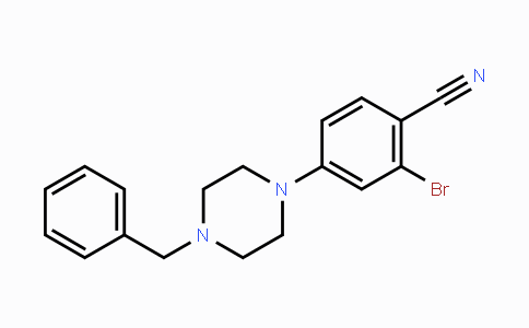 CAS No. 1713160-47-4, 4-(4-Benzylpiperazin-1-yl)-2-bromobenzonitrile