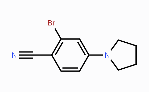 CAS No. 1189353-46-5, 2-Bromo-4-(pyrrolidin-1-yl)benzonitrile