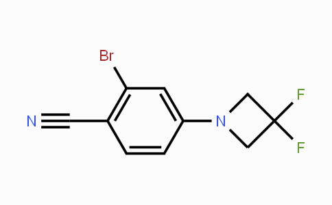 CAS No. 1713162-91-4, 2-Bromo-4-(3,3-difluoroazetidin-1-yl)benzonitrile