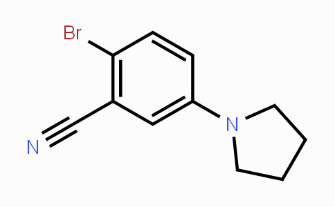 CAS No. 1269407-95-5, 2-Bromo-5-(pyrrolidin-1-yl)benzonitrile