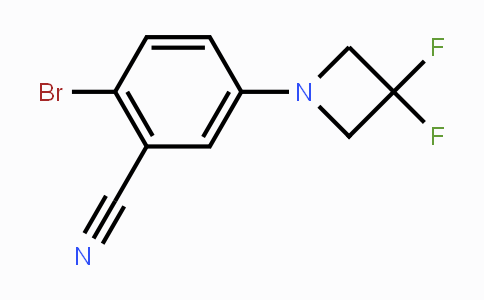 CAS No. 1713162-95-8, 2-Bromo-5-(3,3-difluoroazetidin-1-yl)benzonitrile