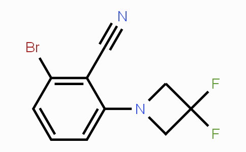 CAS No. 1774896-25-1, 2-Bromo-6-(3,3-difluoroazetidin-1-yl)benzonitrile