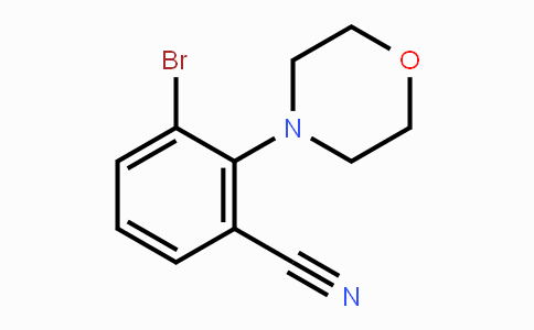 CAS No. 1774898-77-9, 3-Bromo-2-morpholinobenzonitrile