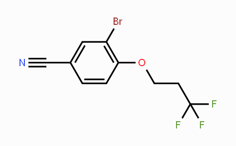 CAS No. 1551522-72-5, 3-Bromo-4-(3,3,3-trifluoropropoxy)benzonitrile