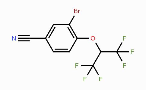 CAS No. 1707358-28-8, 3-Bromo-4-(1,1,1,3,3,3-hexafluoropropan-2-yloxy)benzonitrile