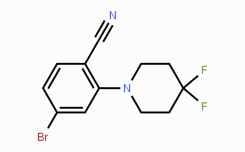 CAS No. 1774898-91-7, 4-Bromo-2-(4,4-difluoropiperidin-1-yl)benzonitrile