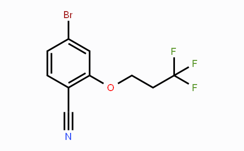 CAS No. 1779128-03-8, 4-Bromo-2-(3,3,3-trifluoropropyloxyl)benzonitrile