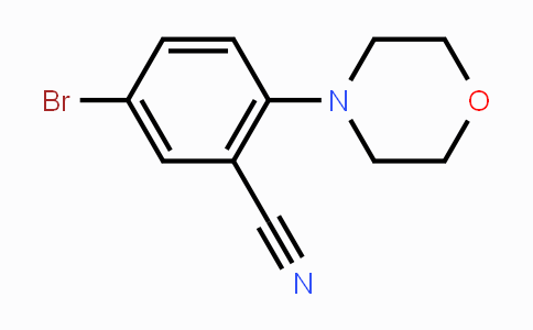 CAS No. 1105665-08-4, 5-Bromo-2-morpholinobenzonitrile