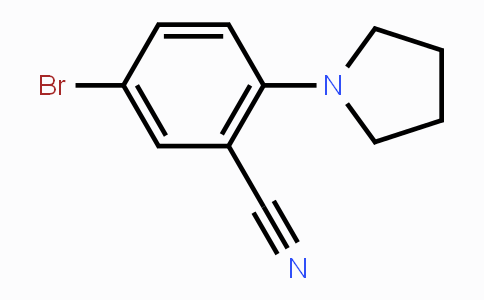 CAS No. 876918-66-0, 5-Bromo-2-(pyrrolidin-1-yl)benzonitrile