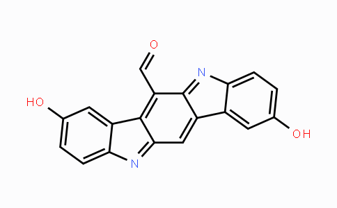 CAS No. 549548-29-0, 6-Formyl-2,8-dihydroxyindolo[3,2-b]carbazole