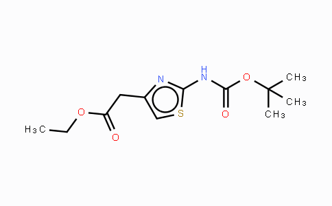 CAS No. 82548-78-5, Ethyl (2-Boc-amino-thiazole-3-yl)acetate