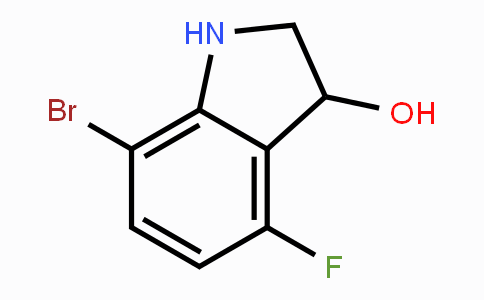 CAS No. 1774899-03-4, 7-Bromo-4-fluoro-3-hydroxyindoline