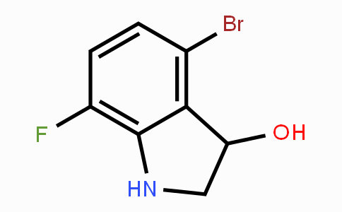 CAS No. 1779123-84-0, 4-Bromo-7-fluoro-3-hydroxyindoline