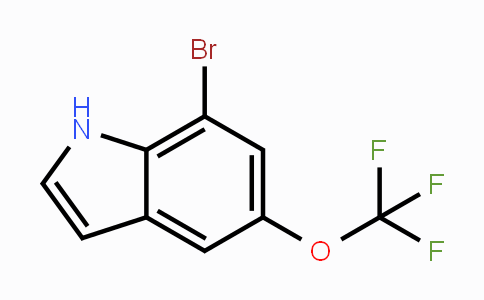 CAS No. 1779124-14-9, 7-Bromo-5-(trifluoromethoxy)-1H-indole