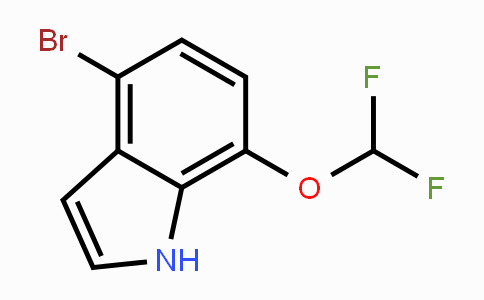 CAS No. 1707367-46-1, 4-Bromo-7-(difluoromethoxy)-1H-indole