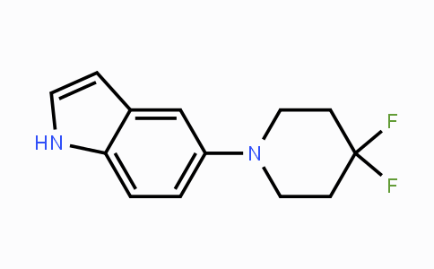 CAS No. 1779128-05-0, 5-(4,4-Difluoropiperidin-1-yl)-1H-indole
