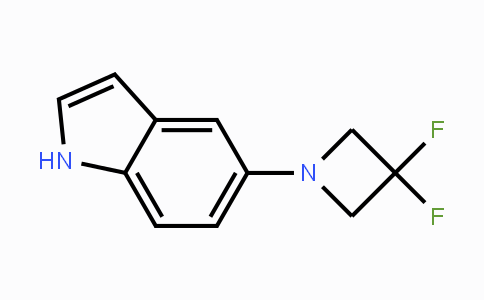 CAS No. 1707706-75-9, 5-(3,3-Difluoroazetidin-1-yl)-1H-indole