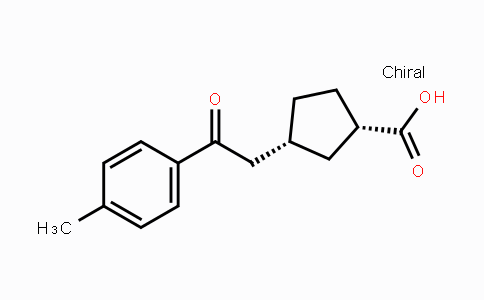 CAS No. 733740-26-6, cis-3-[2-(4-Methylphenyl)-2-oxoethyl]-cyclopentane-1-carboxylic acid