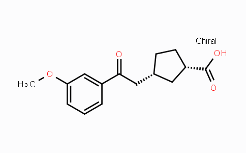 733740-28-8 | cis-3-[2-(3-Methoxyphenyl)-2-oxoethyl]-cyclopentane-1-carboxylic acid