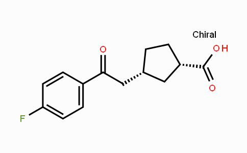 733740-38-0 | cis-3-[2-(4-Fluorophenyl)-2-oxoethyl]-cyclopentane-1-carboxylic acid