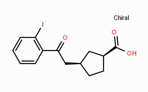 733740-42-6 | cis-3-[2-(2-Iodophenyl)-2-oxoethyl]-cyclopentane-1-carboxylic acid
