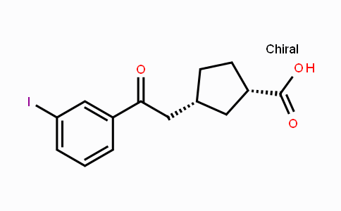 733740-43-7 | cis-3-[2-(3-Iodophenyl)-2-oxoethyl]-cyclopentane-1-carboxylic acid