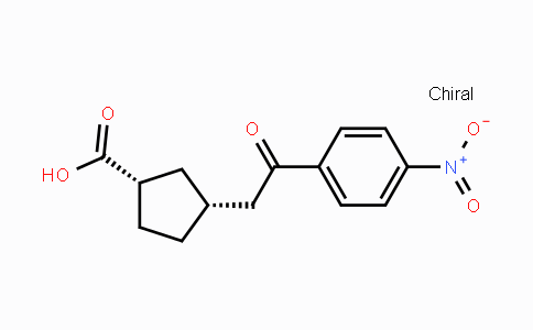 CAS No. 733740-50-6, cis-3-[2-Oxo-2-(4-nitrophenyl)ethyl]-cyclopentane-1-carboxylic acid