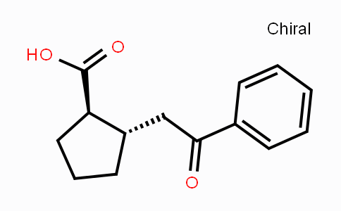 CAS No. 733740-51-7, trans-2-(2-Oxo-2-phenylethyl)cyclopentane-1-carboxylic acid