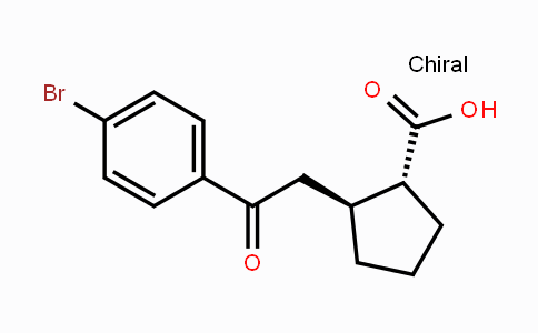 CAS No. 733740-62-0, trans-2-[2-(4-Bromophenyl)-2-oxoethyl]-cyclopentane-1-carboxylic acid